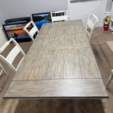 Trestle Table & 6 Chairs