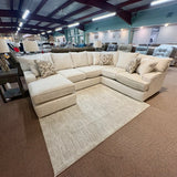 Anderson Living Large White Sectional
