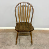 Rustic Chenille Leg Table & 6 Chairs
