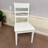 Transitional White Table & 2 Chairs