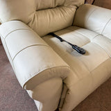 Sand Unity Leather Power Wallsaver Recliner