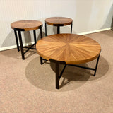 Crosstrail Coffee Table & 2 End Tables