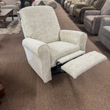 Josey Parchment Swivel Rocker Recliner