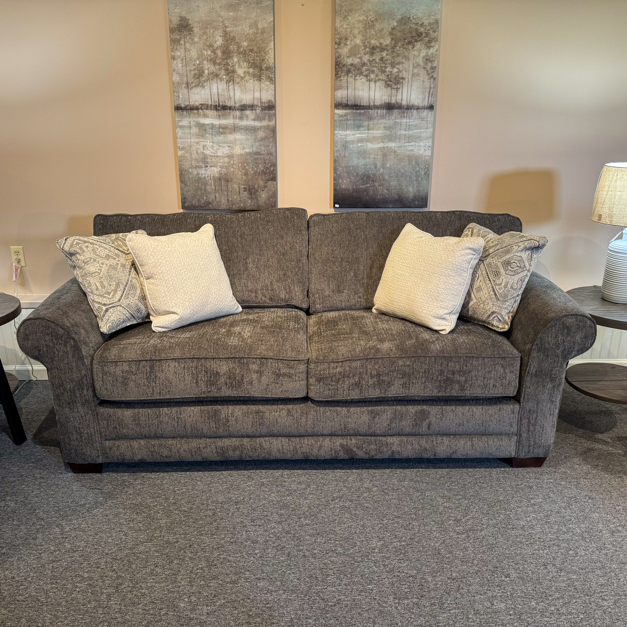 Brantley Cornwell Pewter Sofa