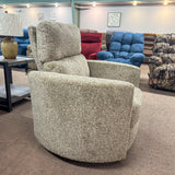 Corllini Taupe Swivel Recliner