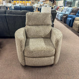 Corllini Taupe Swivel Recliner