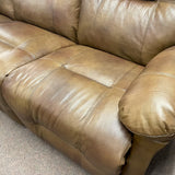 Leather Saddle Zaynah Sofa