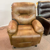 Zaynah Saddle Leather Lift Chair