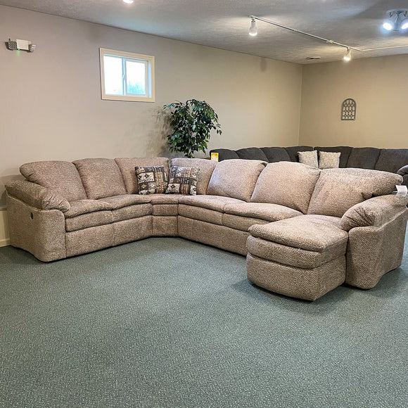 Werebear Power Reclining Chase Sectional