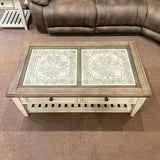 Rect Ceiling Tile Coffee Table