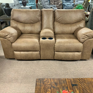 Coshocton Reclining Loveseat with Console