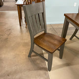 Gray Casanova Leg Table & 6 Chairs
