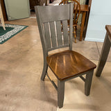 Gray Casanova Leg Table & 6 Chairs
