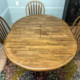 Rustic Chenille Table & 4 Chairs