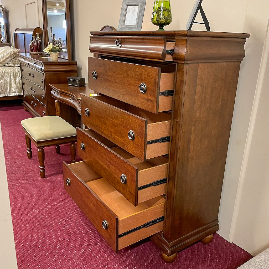 brown 5 drawer dresser Hudson 5 Drawer Chest