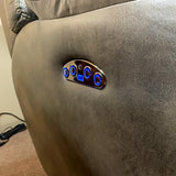 Amity Dusty Power Reclining & Power Headrest Sofa