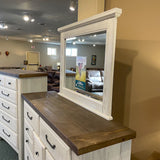 White Arch Dresser & Mirror