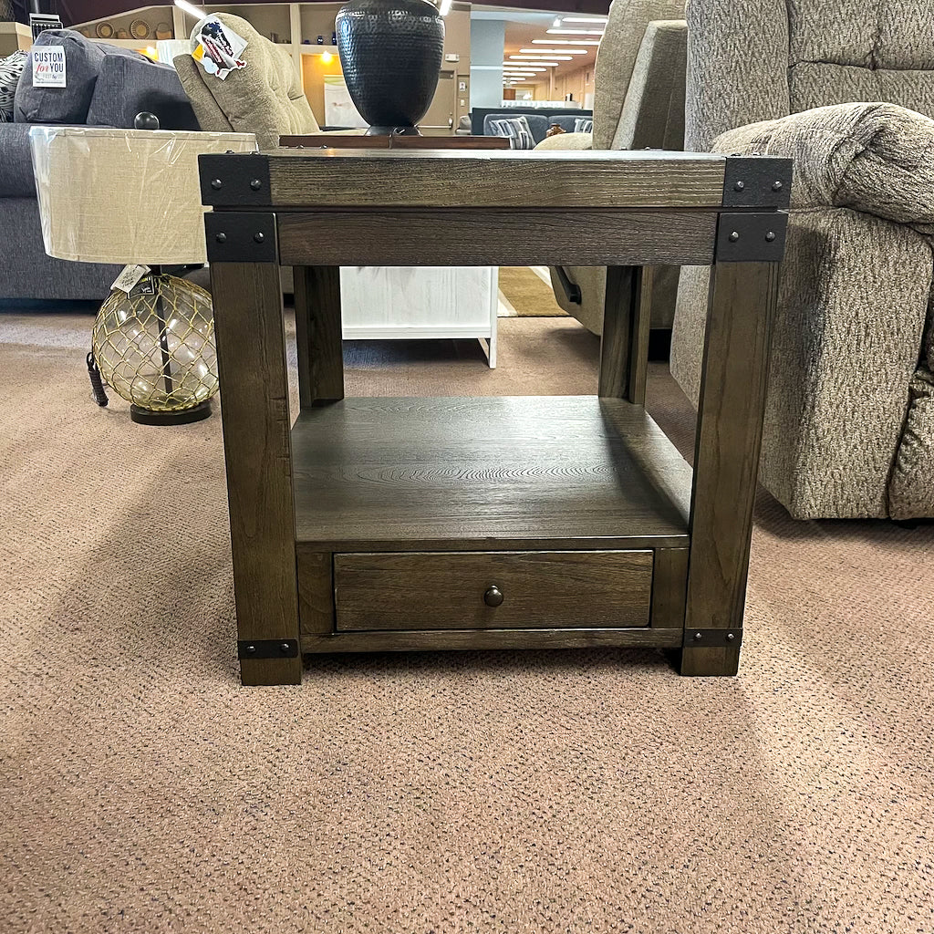 Stoneford Coffee Table with Lift Top 2 End Tables
