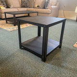 Metal Coffee Table & 2 End Tables